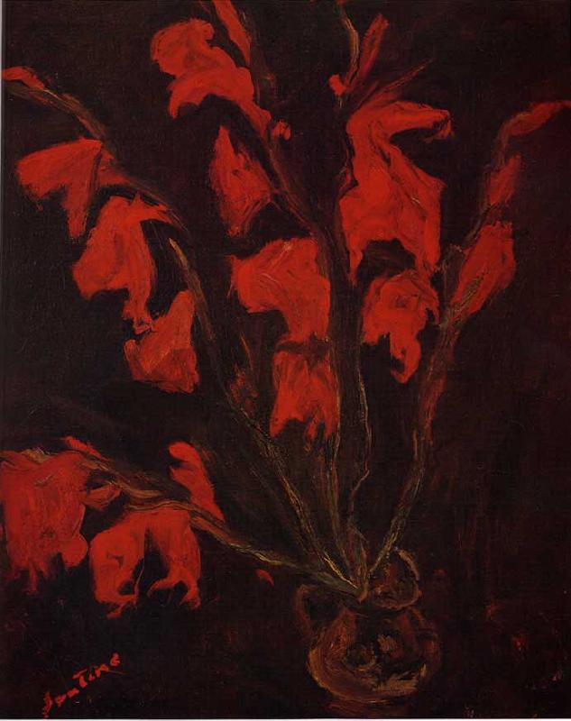 Chaim Soutine Glaieuls Rouges oil painting image